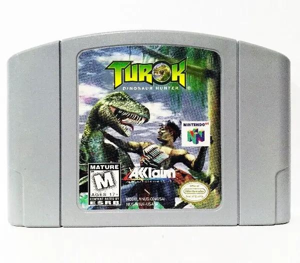 Game | Nintendo N64 | Turok Dinosaur Hunter Physical Video Games Game Nintendo