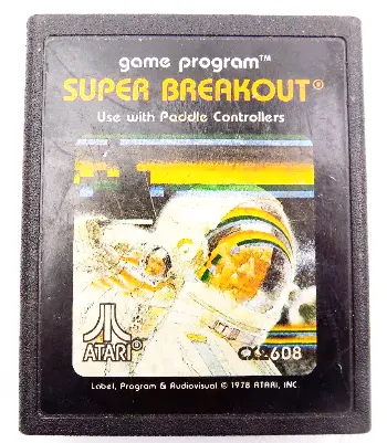 Game | Atari 2600 | Super Breakout Physical Video Games Game Atari