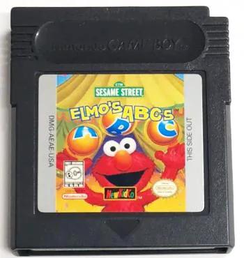 Game | Nintendo Game Boy Color GBC | Sesame Street Elmo's ABCs Physical Video Games Game Nintendo