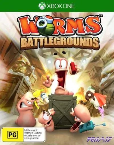Game | Xbox One | Worms Battlegrounds Physical Video Games Game Microsoft