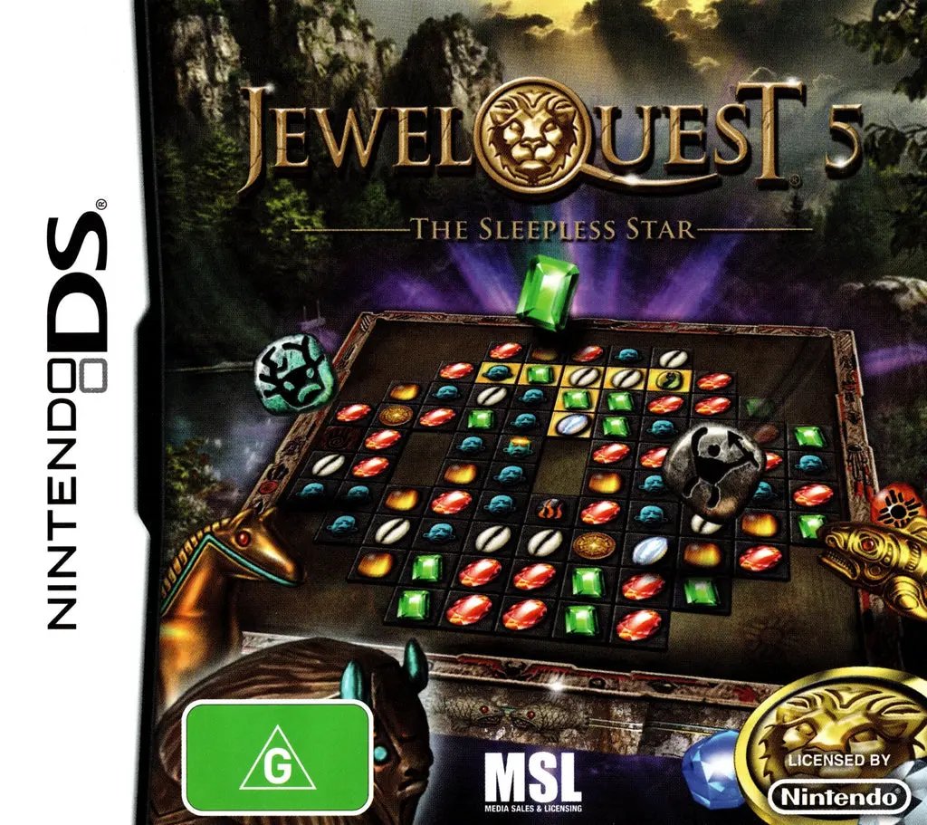 Game | Nintendo DS | Jewel Quest 5 : The Sleepless Star Physical Video Games Game Nintendo