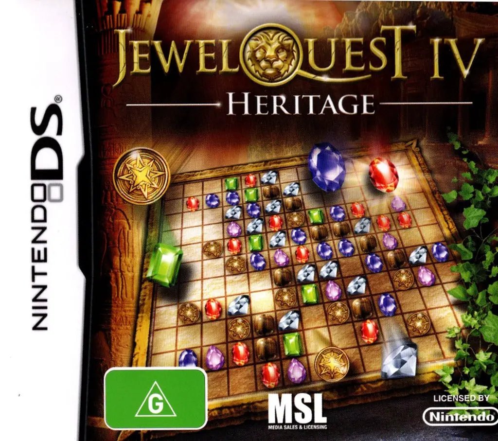 Game | Nintendo DS | Jewel Quest Heritage IV Physical Video Games Game Nintendo