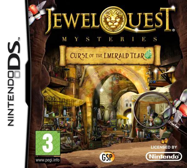 Game | Nintendo DS | Jewel Quest Mysteries : Curse of the Emerald Tear Physical Video Games Game Nintendo