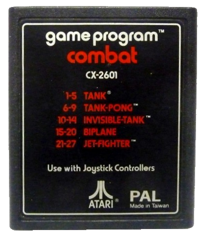 Game | Atari 2600 | Combat Physical Video Games Game Atari