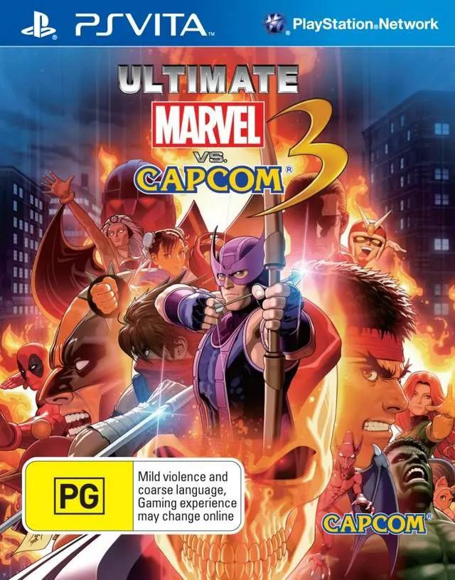 Game | Sony PlayStation Vita | Ultimate Marvel VS Capcom 3 Physical Video Games Game Sony