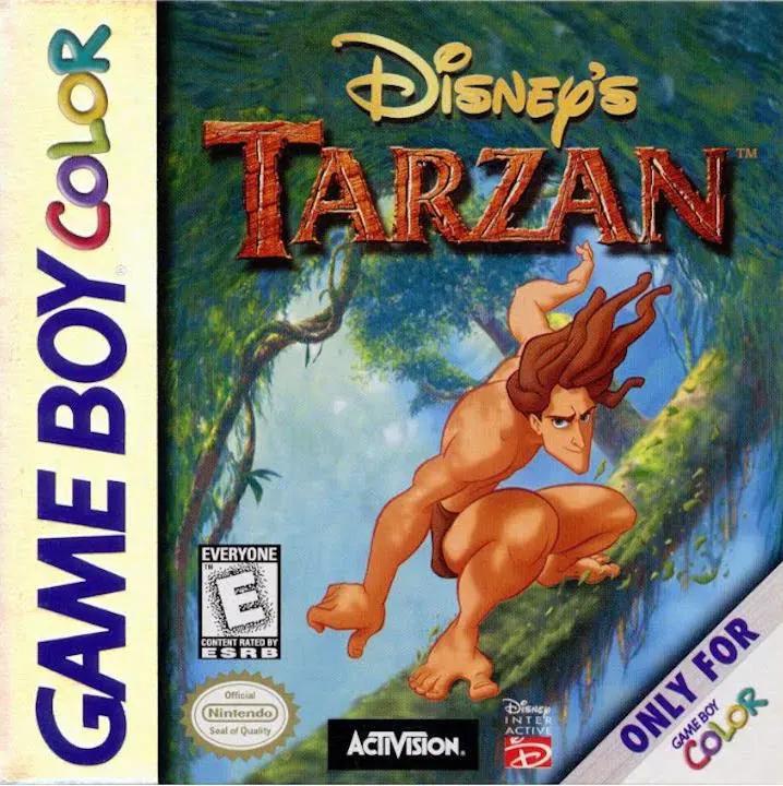 Game | Nintendo Game Boy Color GBC | Disney's Tarzan Physical Video Games Game Nintendo