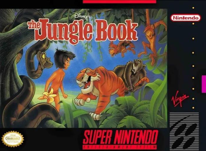 Game | Super Nintendo SNES | The Jungle Book Physical Video Games Game Nintendo