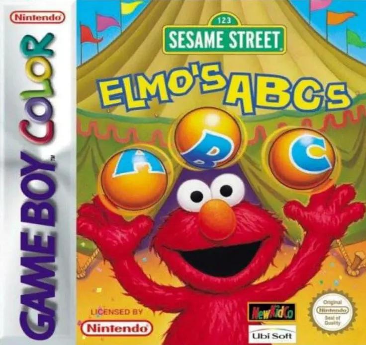 Game | Nintendo Game Boy Color GBC | Sesame Street Elmo's ABCs Physical Video Games Game Nintendo