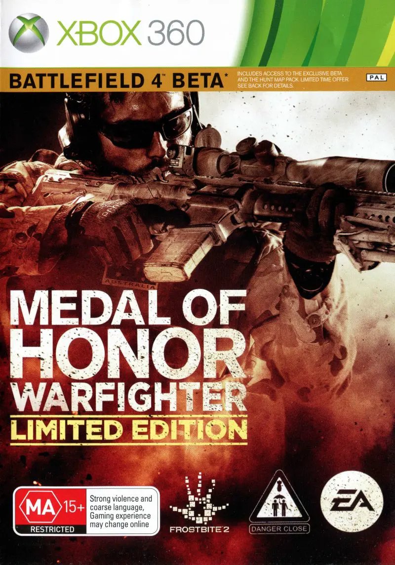 Game | Xbox 360 | Medal Of Honor: Warfighter (Limited Edition) Physical Video Games Game Microsoft