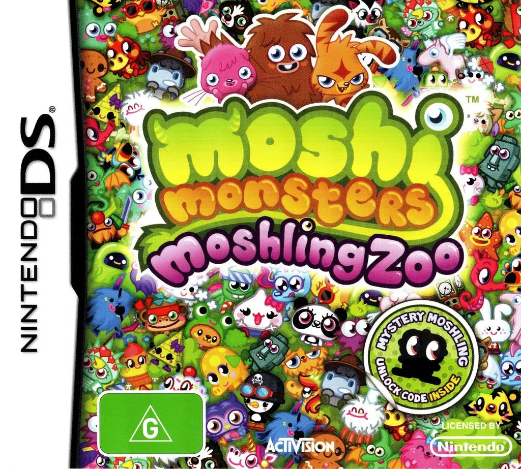 Game | Nintendo DS | Moshi Monsters: Moshling Zoo Physical Video Games Game Nintendo