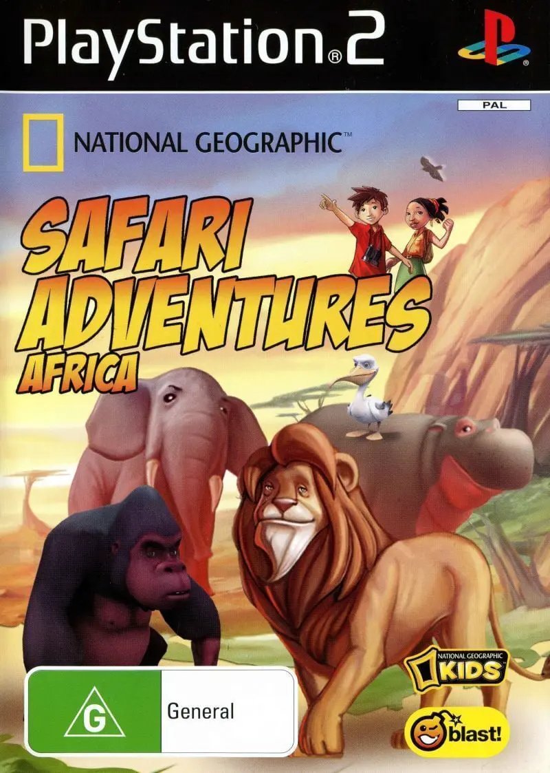 Game | Sony PlayStation PS2 | National Geographic Safari Adventures Africa Physical Video Games Game Sony