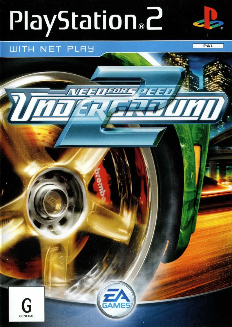 Game | Sony PlayStation PS2 | Need For Speed Underground 2 Physical Video Games Game Sony