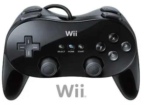 Controller | Nintendo | Wii Classic Pro Black Controller Game Controllers Controllers & Attachments Nintendo