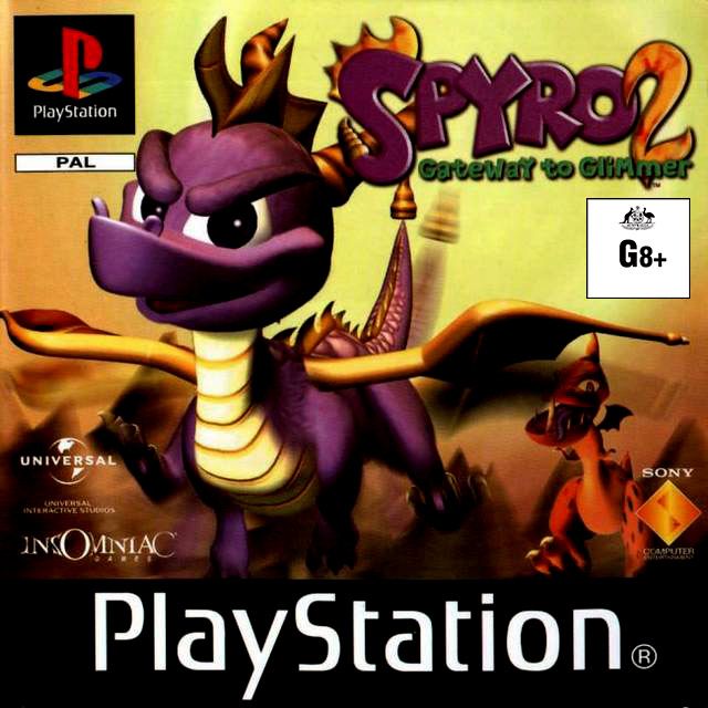 Game | Sony PlayStation PS1 | Spyro 2 Gateway To Glimmer