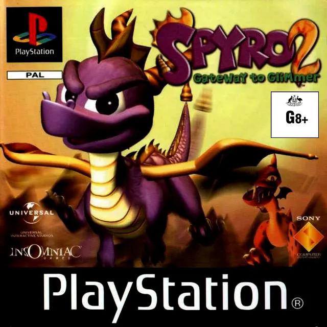 Game | Sony PlayStation PS1 | Spyro 2 Gateway To Glimmer Physical Video Games Game Sony