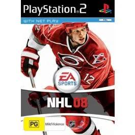 Game | Sony PlayStation PS2 | NHL 08 Physical Video Games Game Sony
