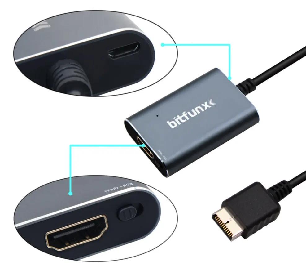 Accessory | Sony PS1 PS2 | HDMI adapter Home Game Console Accessories Accessory Sony
