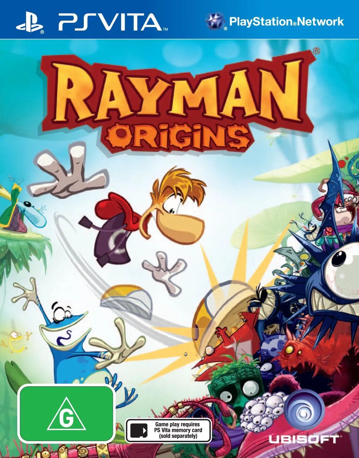 Game | Sony PlayStation Vita | Rayman Origins Physical Video Games Game Sony