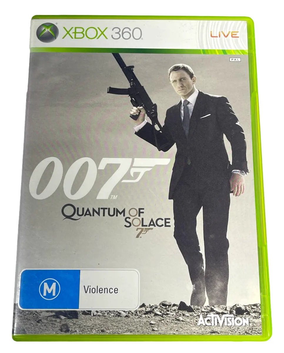 Game | Xbox 360 | 007: Quantum Of Solace Physical Video Games Game Microsoft