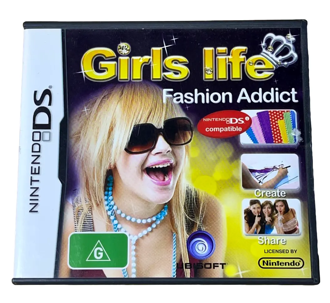 Game | Nintendo DS | Girls Life: Fashion Addict Physical Video Games Game Nintendo