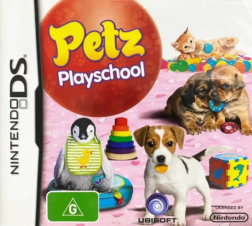 Game | Nintendo DS | Petz Playschool Physical Video Games Game Nintendo