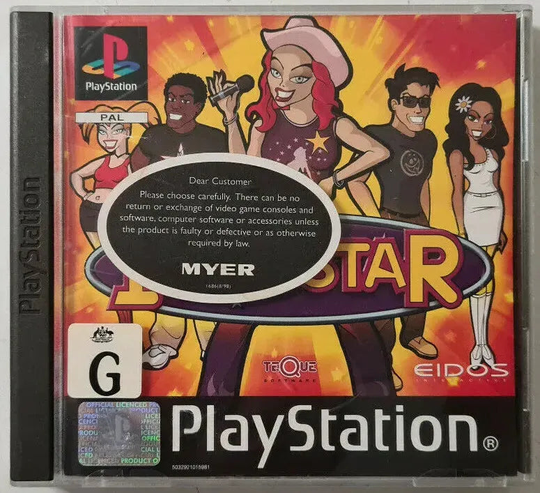 Game | Sony PlayStation PS1 | 100% STAR Physical Video Games Game Sony