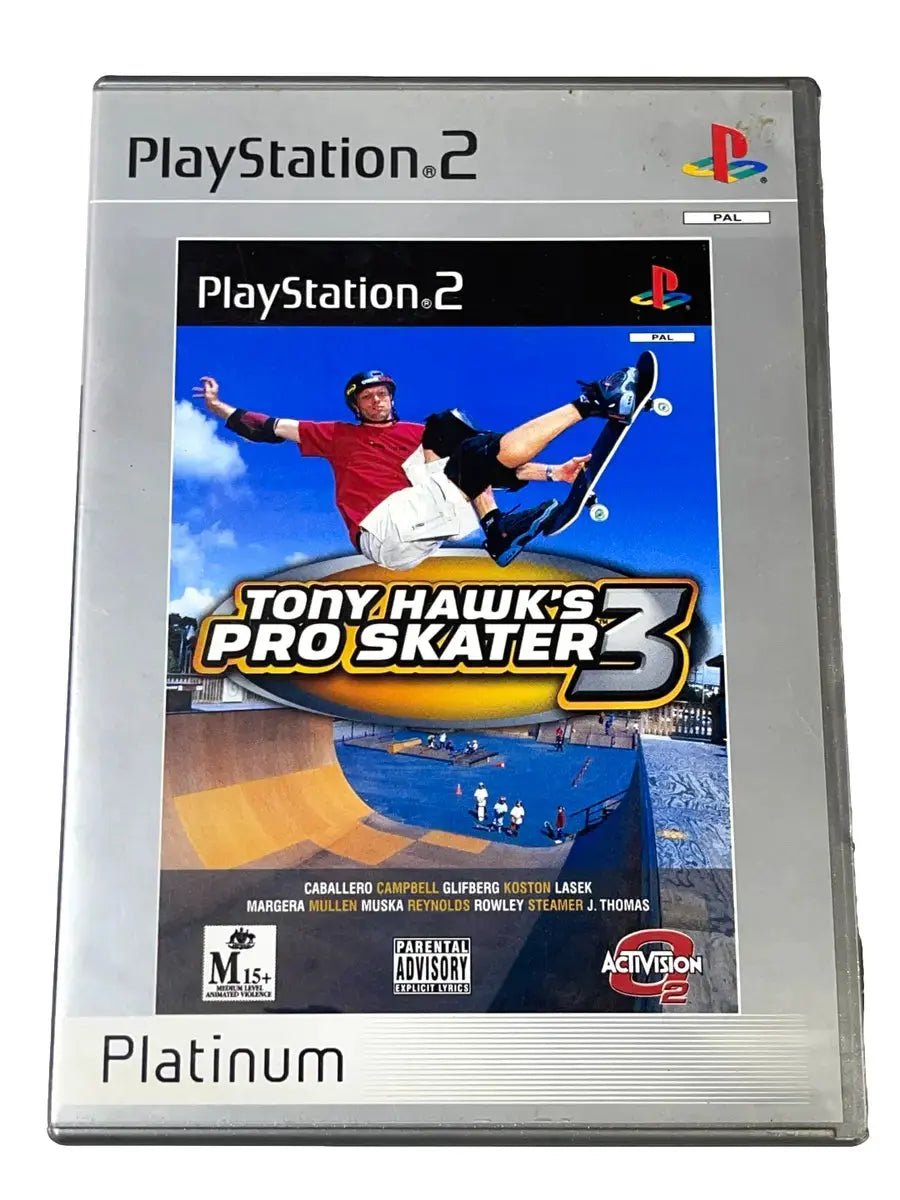 Game | Sony PlayStation PS2 | Tony Hawk Pro Skater 3 (Platinum) Physical Video Games Game Sony