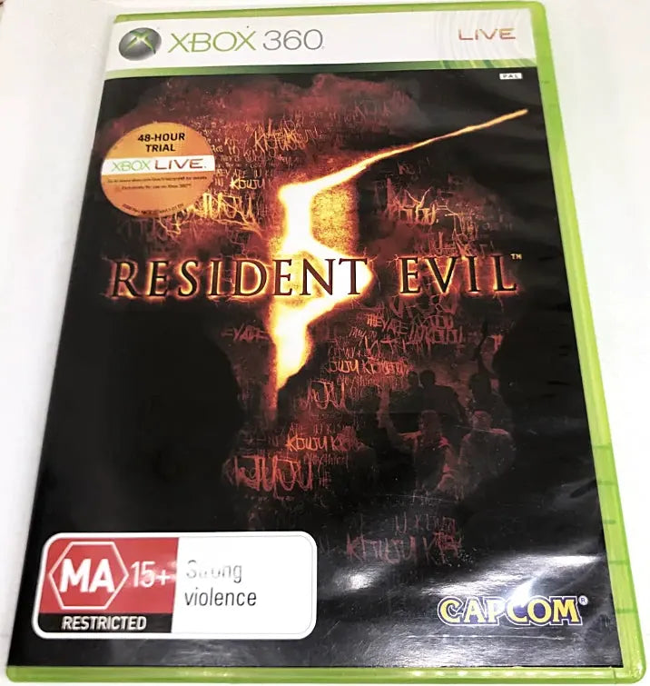 Game | Xbox 360 | Resident Evil 5 Physical Video Games Game Microsoft
