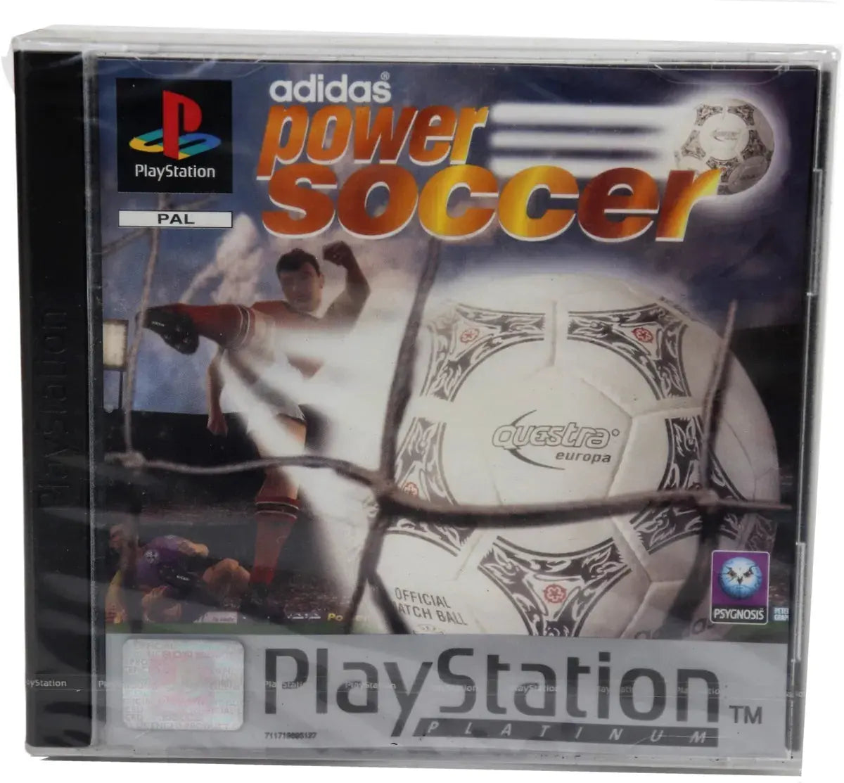 Game | Sony PlayStation PS1 | Adidas Power Soccer (Platinum) Physical Video Games Game Sony
