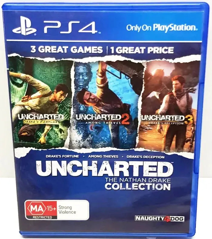 Game | Sony PlayStation PS4 | Uncharted: The Nathan Drake Collection Physical Video Games Game Sony
