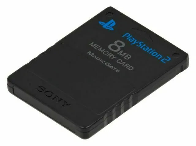 Accessory | PlayStation PS2 | Genuine 8MB Memory Card Black Home Game Console Accessories Accessory Sony