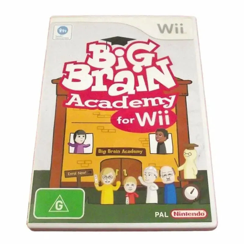 Game | Nintendo Wii | Big Brain Academy For Wii Physical Video Games Game Nintendo