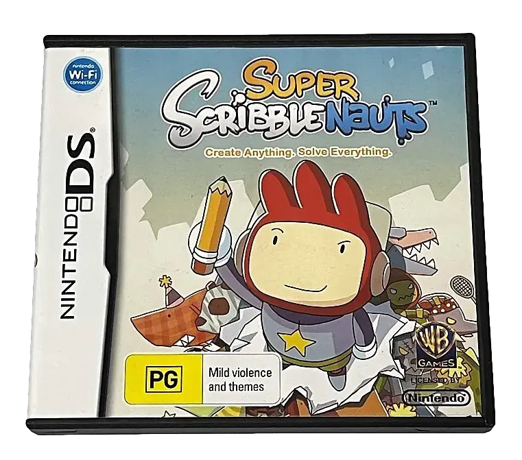 Game | Nintendo DS | Super Scribblenauts Physical Video Games Game Nintendo