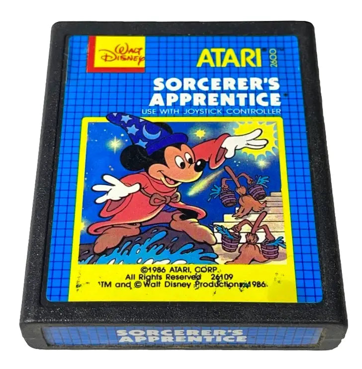 Game | Atari 2600 | Sorcerer's Apprentice Physical Video Games Game Atari