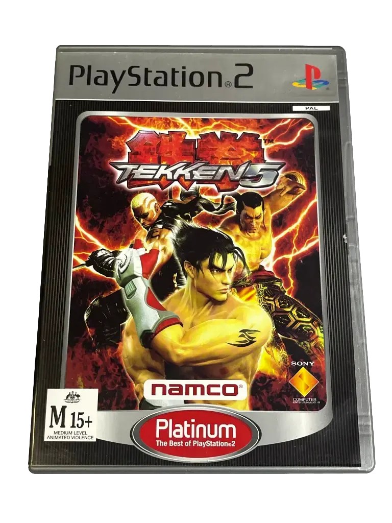 Game | Sony PlayStation PS2 | Tekken 5 (Platinum) Physical Video Games Game Sony
