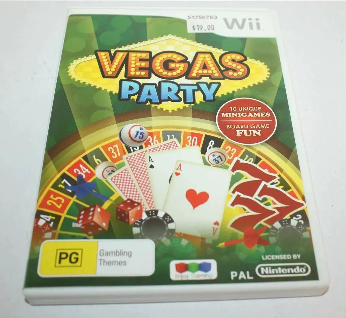 Game | Nintendo Wii | Vegas Party Physical Video Games Game Nintendo