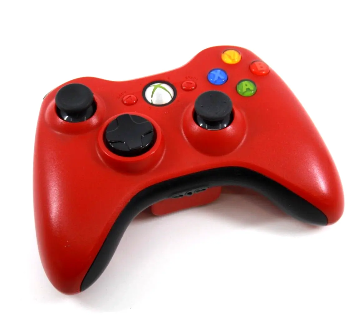 Controller | Xbox 360 | Genuine Red Wireless Controller Gaming Pads Controllers & Attachments RetroSales.com.au