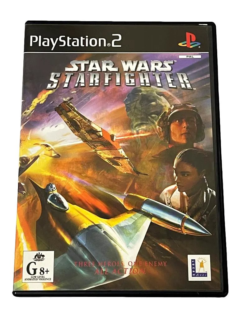 Game | Sony PlayStation PS2 | Star Wars Starfighter Physical Video Games Game Sony