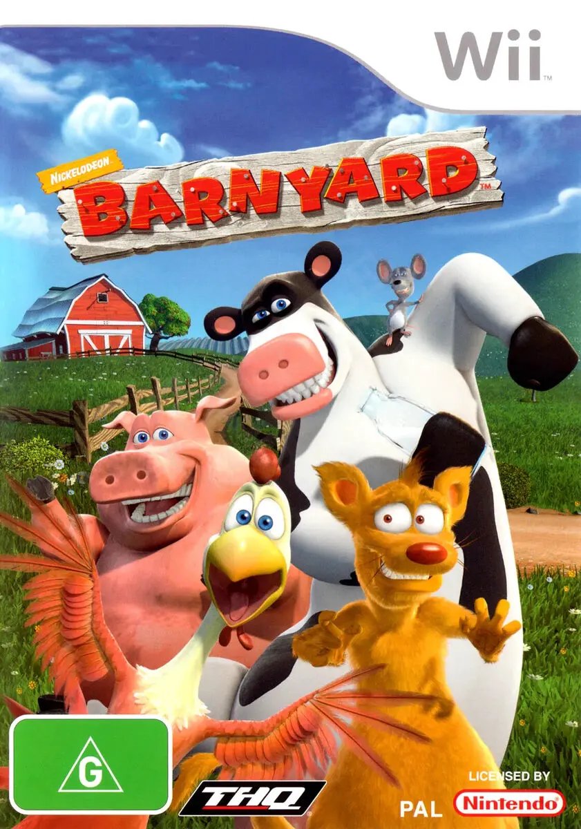 Game | Nintendo Wii | Barnyard Physical Video Games Game Nintendo