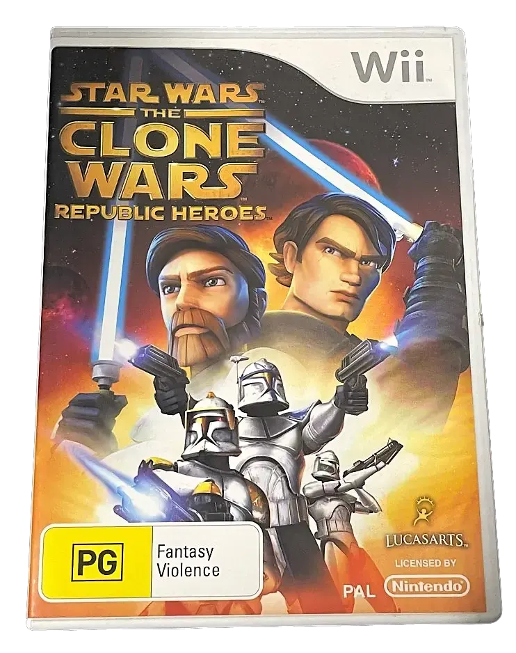 Game | Nintendo Wii | Star Wars Clone Wars Republic Heroes Physical Video Games Game Nintendo
