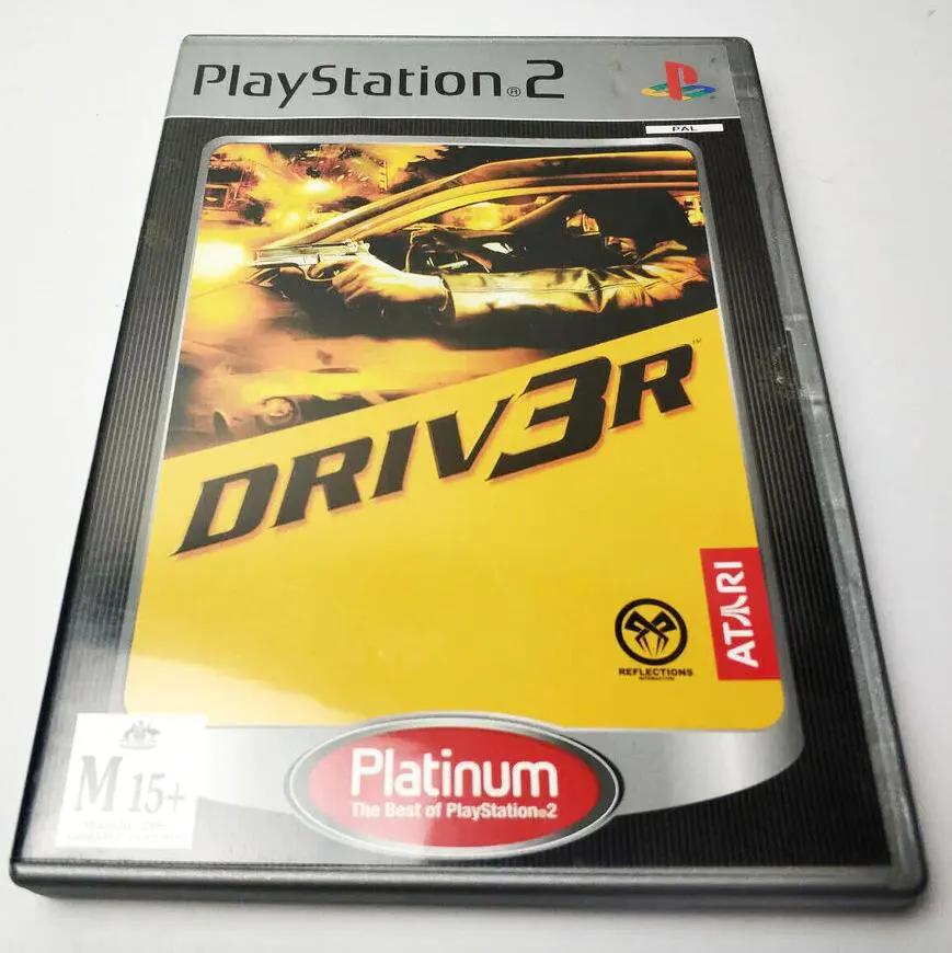 Game | Sony PlayStation PS2 | Driver 3 (Platinum) Physical Video Games Game Sony