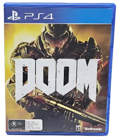 Game | Sony PlayStation PS4 | Doom Physical Video Games Game Sony