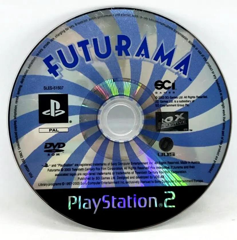 Game | Sony PlayStation PS2 | Futurama Physical Video Games Game Sony