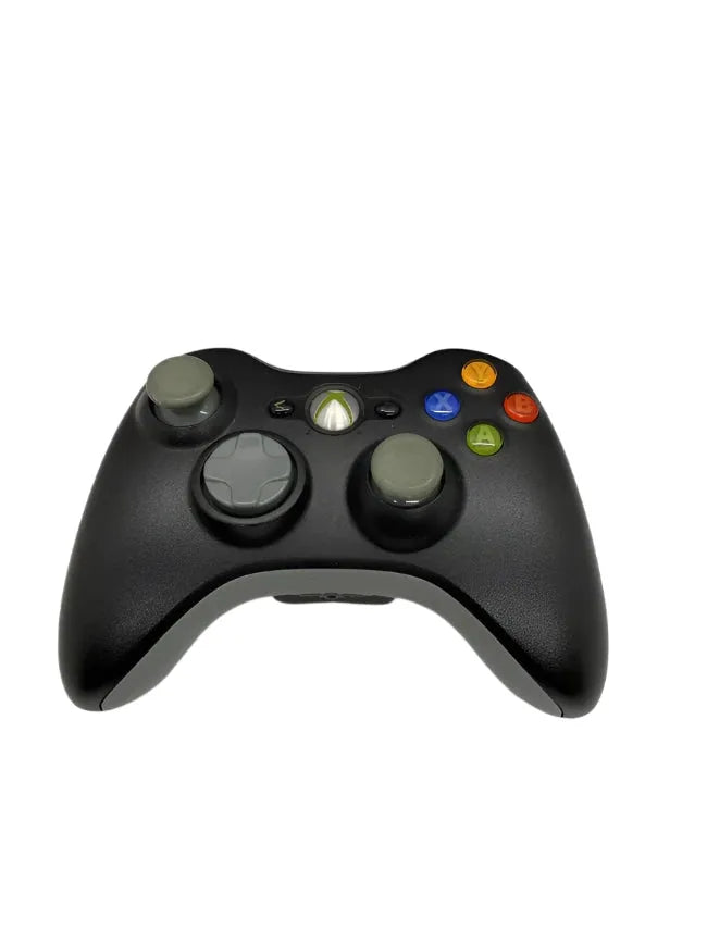 Controller | Xbox 360 | Genuine Black + Grey Wireless Controller Gaming Pads Controllers & Attachments RetroSales.com.au