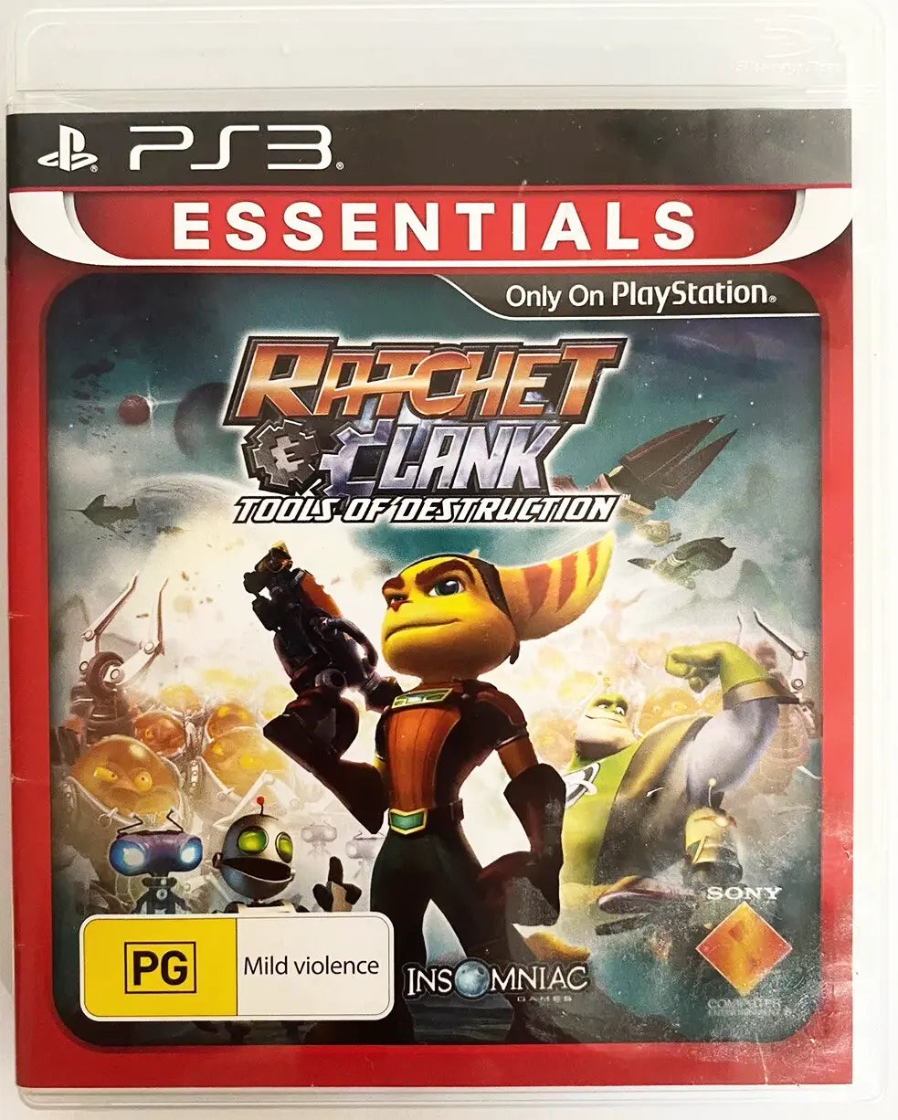 Game | Sony PlayStation PS3 | Ratchet & Clank: Tools Of Destruction (Essentials) Physical Video Games Game Sony