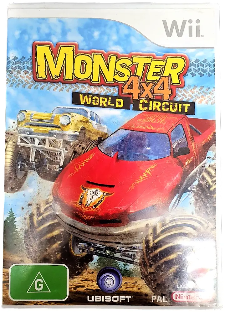 Game | Nintendo Wii | Monster 4x4: World Circuit Physical Video Games Game Nintendo