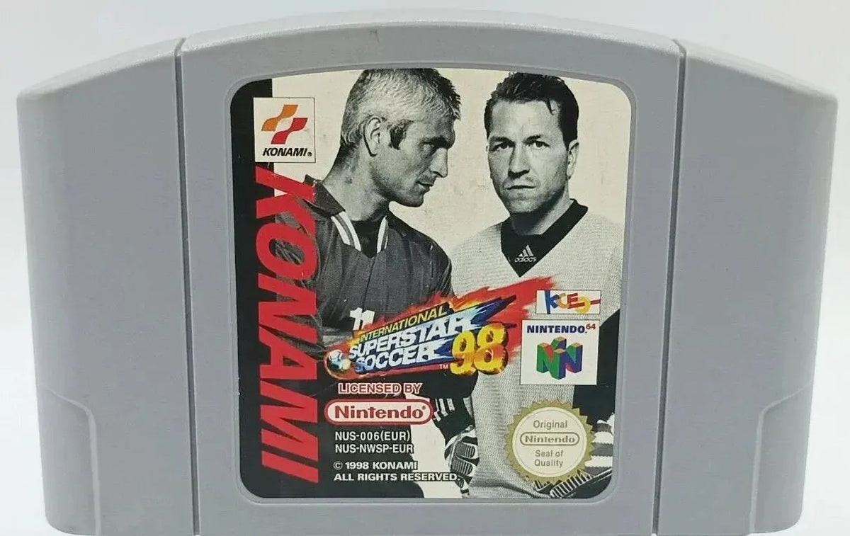 Game | Nintendo N64 | International Superstar Soccer 98 Physical Video Games Game Nintendo