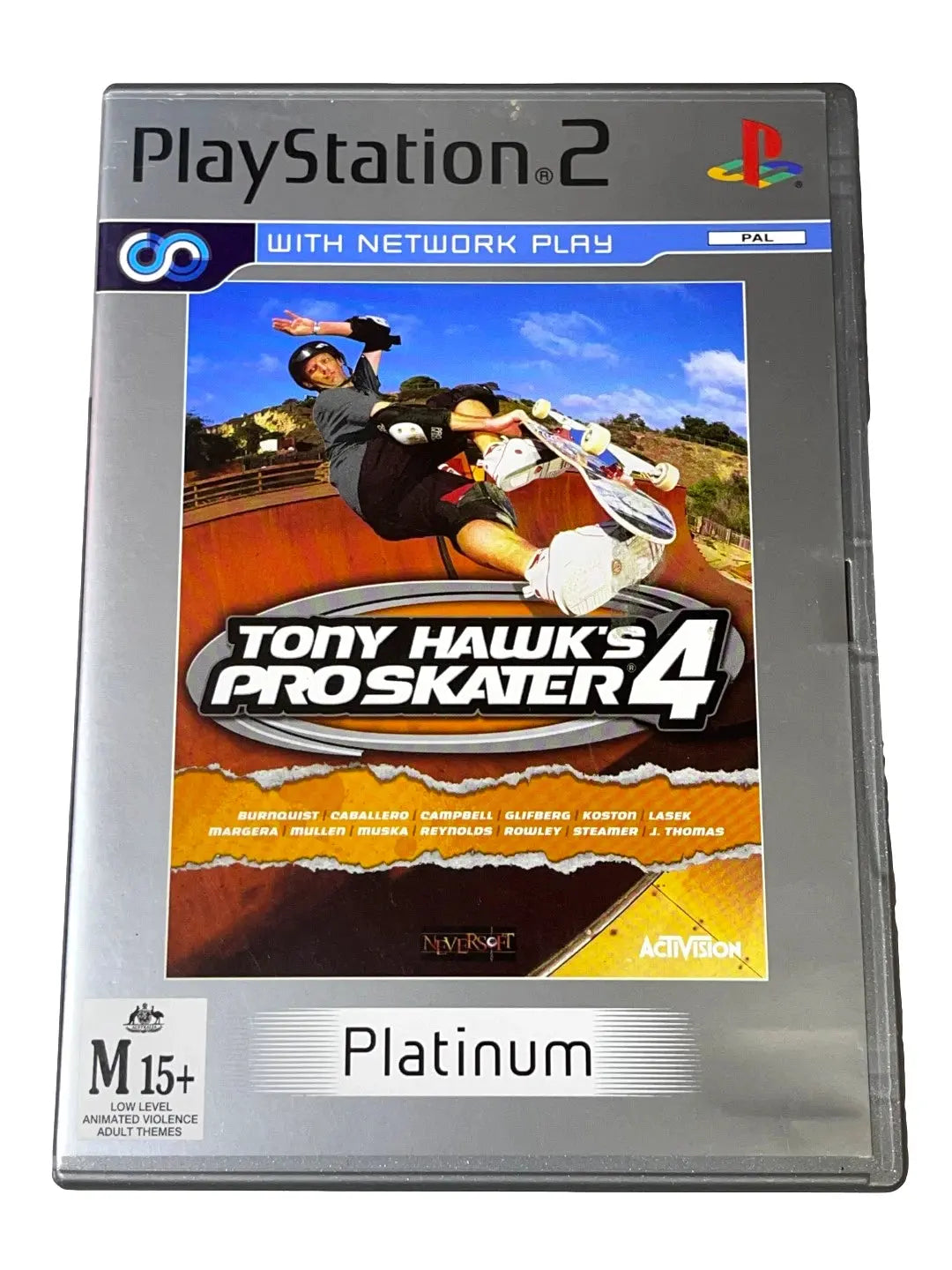 Game | Sony PlayStation PS2 | Tony Hawk's Pro Skater 4 (Platinum) Physical Video Games Game Sony