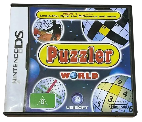 Game | Nintendo DS | Puzzler World Physical Video Games Game Nintendo