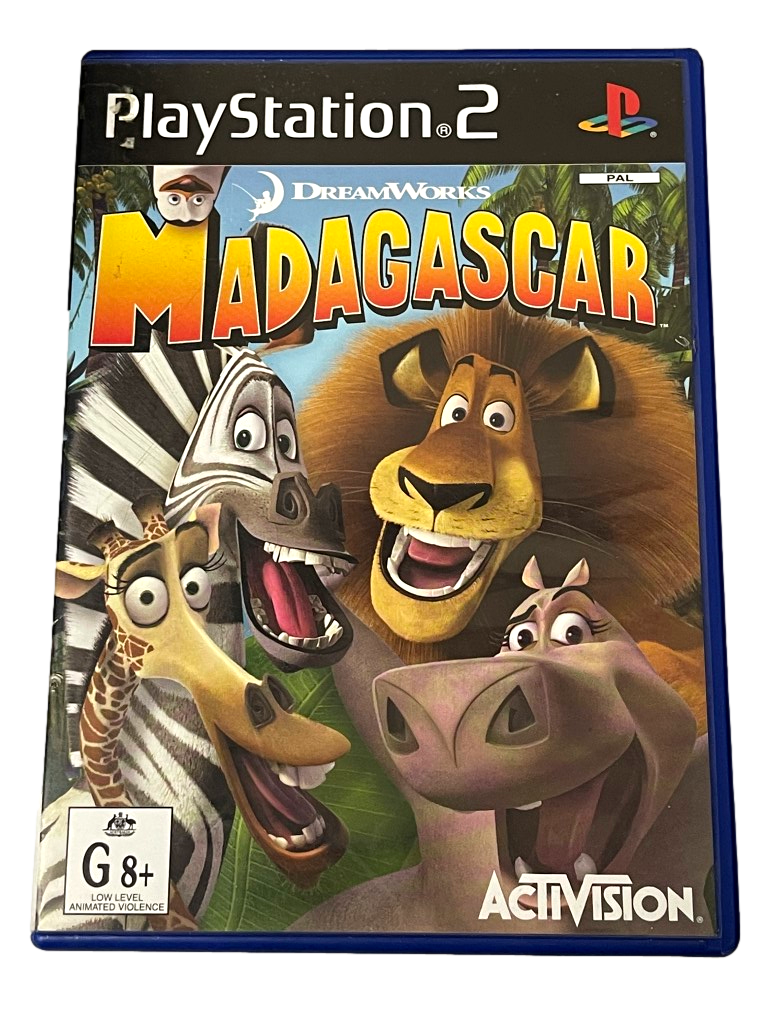 Game | Sony PlayStation PS2 | Madagascar Physical Video Games Game Sony